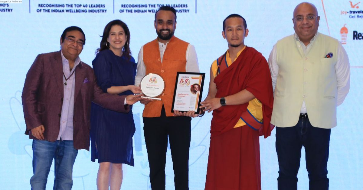 Madhusudan Chauhan, CEO of Jiva Ayurveda has been awarded the Business World BW Wellbeing 40U40 award